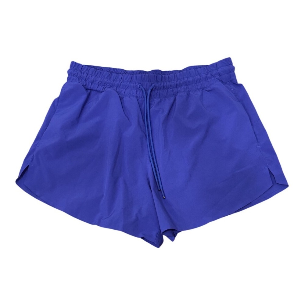 Athleta Womens Running Shorts Purple Size M Drawstring Stretch